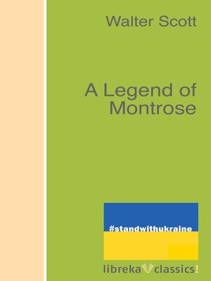 cover image of A Legend of Montrose